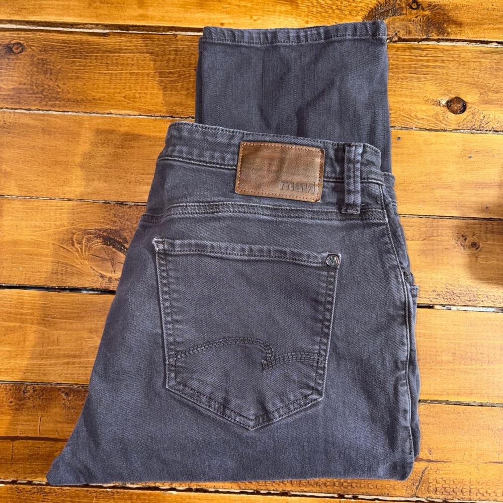 Mavi Jeans Men's 38x34 (Fits 36x32) Jake Slim Leg Purple Gray Stretch Denim‎